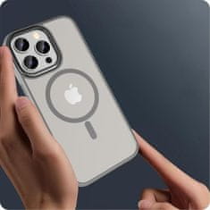Tech-protect Magmat MagSafe kryt na iPhone 15 Pro Max, titanium
