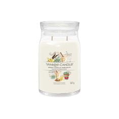 Yankee Candle Aromatická svíčka Signature sklo velké Sweet Vanilla Horchata 567 g