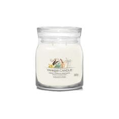 Yankee Candle Aromatická svíčka Signature sklo střední Sweet Vanilla Horchata 368 g