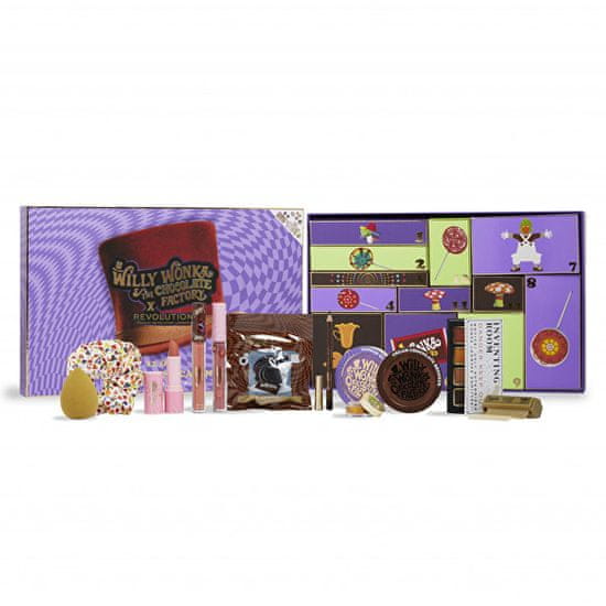 Makeup Revolution 12denní adventní kalendář Willy Wonka & The Chocolate Factory
