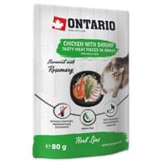 Ontario Kapsička kuře a krevety v omáčce 80g