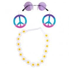 funny fashion Sada Hipík brýle, náušnice a náhrdelník