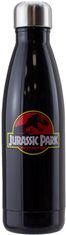 CurePink Nerezová láhev na pití Jurassic Park|Jurský park: 85 milionů let v procesu (objem 500 ml)