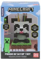 CurePink Stojánek na psací potřeby Minecraft: Panda (výška 15 cm)