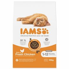IAMS Krmivo Cat Kitten Chicken 10kg 