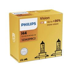 Philips krabička H4 12V 60/55W P43t Vision 2ks