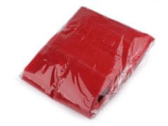 Kraftika 1ks červená lehký vak na záda s kapsami 40x47 cm