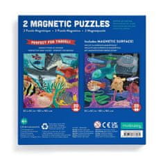 Mudpuppy Magnetické puzzle hlubiny moří 2x20 dílků