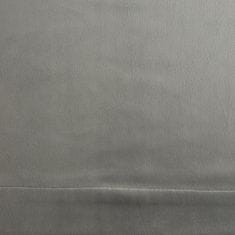 Eurofirany Dekorativní ubrus MELINDA 140x180 ze stříbrného sametu s ozdobným lemováním