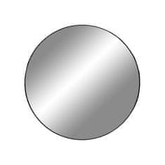 House Nordic Zrcadlo, ocel, černá, ø60 cm
