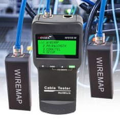 W-STAR W-Star Tester kabelů UTP WSNF8108M +8 příjimačů, testuje délku, zkrat, chyby na PC síti