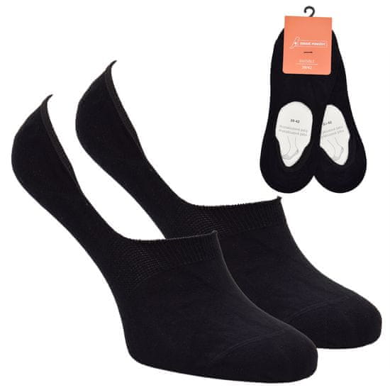 Zdravé Ponožky unisex neviditelné bavlněné ponožky se silikonem 9800122 2-pack