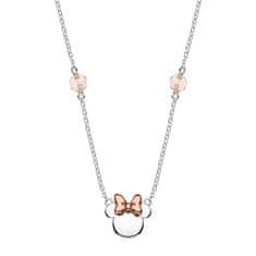 Disney Stříbrný bicolor náhrdelník Minnie Mouse NS00014TRPL- 157.CS