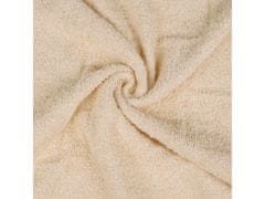 sarcia.eu Světle žlutý bavlněný ručník s ozdobnou výšivkou, šedá výšivka 48x100 cm 1