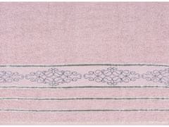sarcia.eu Lila bavlněná osuška s ozdobnou výšivkou, šedá výšivka 48x100 cm 3