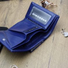 Gregorio Dámská kožená malá peněženka Gregorio Glassidy, modrá