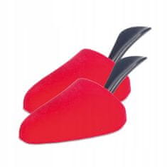Kaps Lehký a odolný pěnový dámský napínák s rukojetí mandlový tvar barva červená