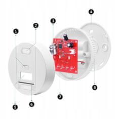 BergMont Detektor s alarmem, senzor a DETEKTOR OXIDU UHELNATÉHO , CO, alarm 85 dB, 5 let, LCD displej, 3xAA baterie