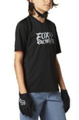 Fox Racing Dětský dres Fox Yth Defend Ss Jersey Black vel.: YS
