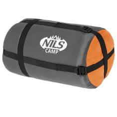 NILLS CAMP Spací pytel NC2008, šedý/oranžový