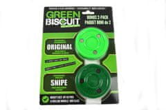 Green Biscuit Puk Bonus 2-Pack, zelená