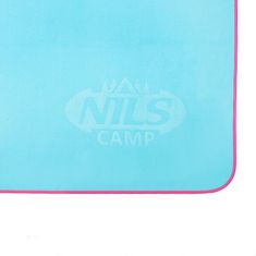 NILS Ručník z mikrovlákna Camp NCR13 světle modrý/růžový