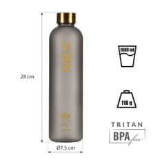 NILLS CAMP Tritanová láhev na pití NCD61 1000 ml šedá