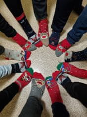 ewena Veselé vánoční termo ponožky 35-38