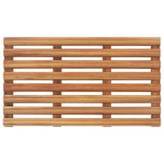 Vidaxl Koupelnové předložky 2 ks masivní akáciové dřevo 56 x 37 cm