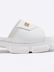 Amiatex Pěkné bílé sandály dámské platforma, bílé, 38
