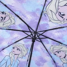 CurePink Dětský skládací deštník Disney|Frozen II|Ledové království II: Elsa (průměr 71 cm)