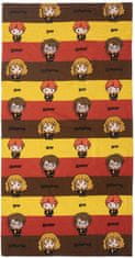 CurePink Dětský ručník - osuška Harry Potter: Harry, Ron & Hermione (70 x 140 cm)