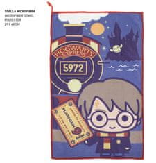 CurePink Kosmetická taška set 4|Harry Potter: Hogwarts Express - Bradavický express (23 x 22 x 8 cm) průhledný ethylenvinylacetát