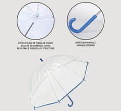 CurePink Dětský manuální deštník Frozen II|Ledové království II: Anna & Elsa (průměr 71 cm)