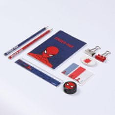 CurePink Set školních potřeb Marvel: Spiderman (22 x 14 cm)