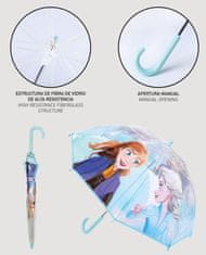 CurePink Manuální dětský deštník Frozen II|Ledové království II: Anna & Elsa (průměr 71 cm)