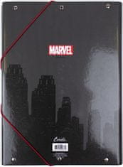 CurePink A4 složka na sešity Marvel: Spiderman (24 x 34 x 4 cm)