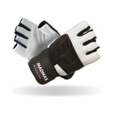 MadMax Fitness rukavice PROFESSIONAL MFG269 White/Black Velikost: L