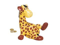 G. Wurm Žlutá keramická pokladnička Žirafa II