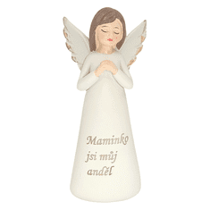 1patro Andílek krémový s nápisem Maminko jsi můj anděl E185124-2