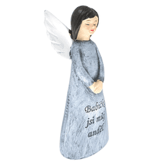 1patro Andílek šedý s nápisem Babičko jsi můj anděl E185148-1