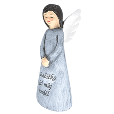 1patro Andílek šedý s nápisem Babičko jsi můj anděl E185148-1
