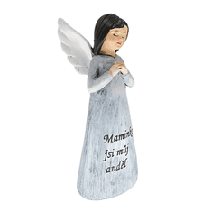 1patro Andílek šedý s nápisem Maminko jsi můj anděl E185148-2