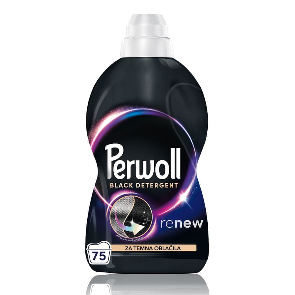 Levně Perwoll prací gel Black 75 praní, 3750 ml
