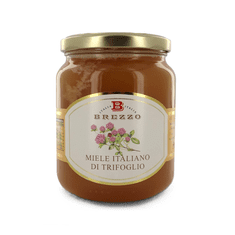 Brezzo Italský med z jetelových květů, 500 g (Miele di Trifoglio)