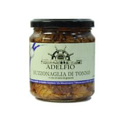 Adelfio Conserve Kousky tuňáka v oleji, 300 g (Buzzonaglia di Tonno)