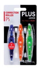 PLUS Korekční pero "PS", sada, mix barev, 4,2 mm x 6 m