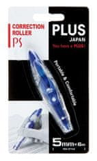 PLUS Korekční pero "PS", modrá, 5 mm x 6 m