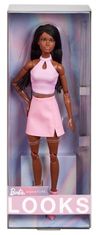 Barbie Looks S copánky v růžovém outfitu HRM13