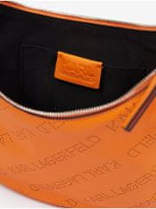 Karl Lagerfeld Oranžová dámská kabelka KARL LAGERFELD Moon SM Shoulderbag UNI
